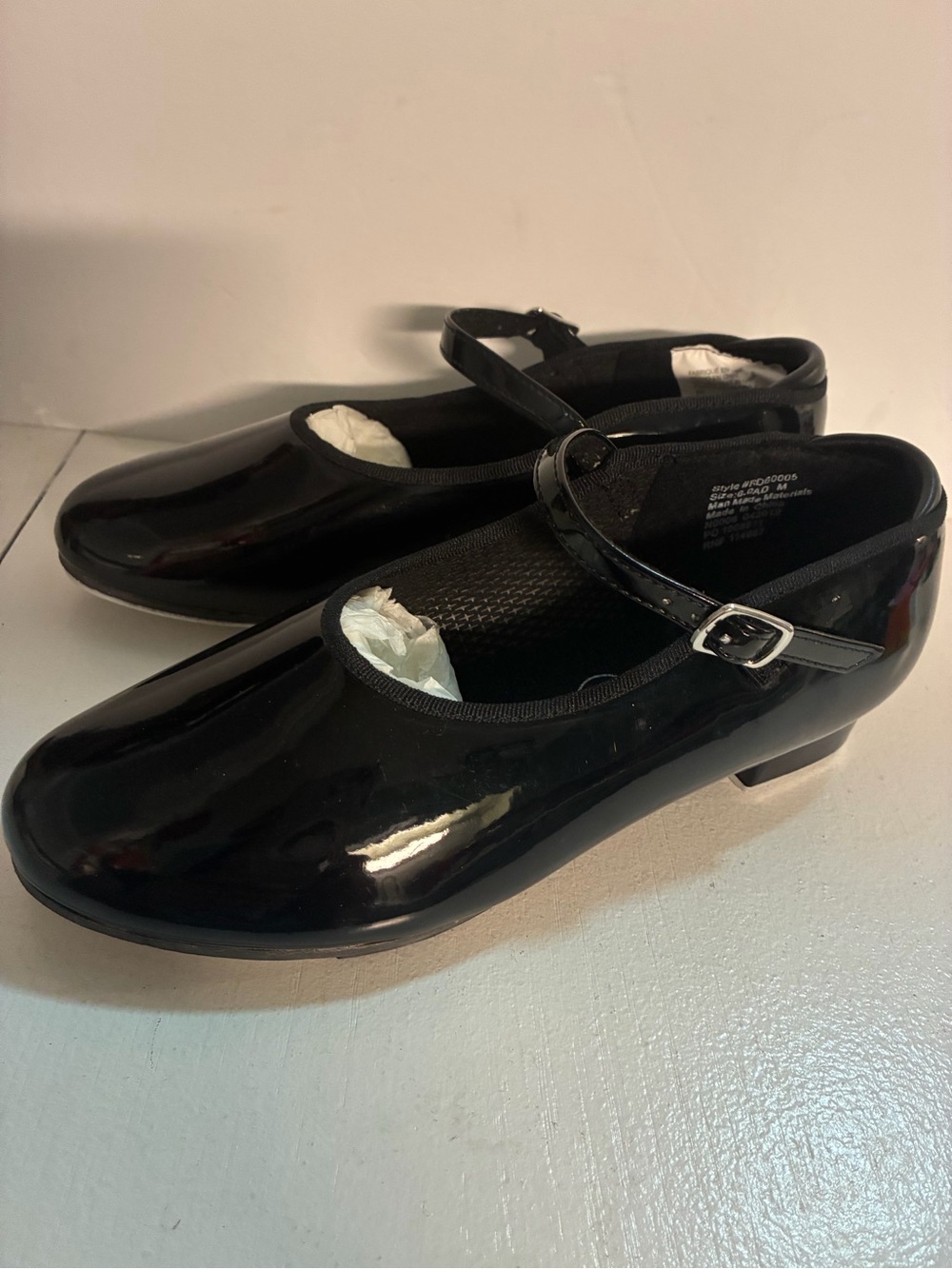 Revolution Black Patent Mary Jane Dress Shoes for Kids